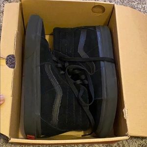 Black high top vans
